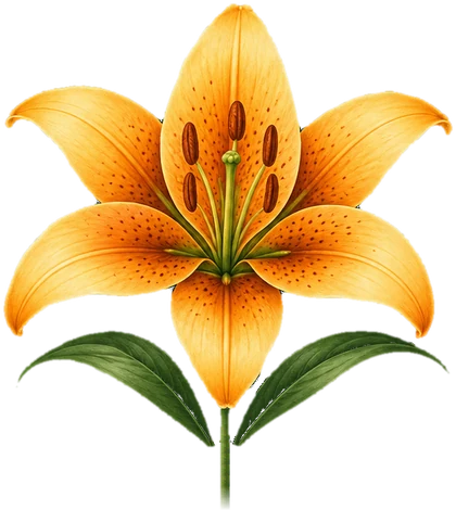 The Lily & Ember lily, fully in bloom